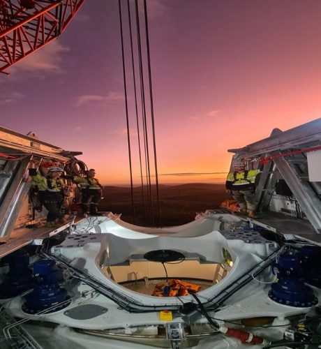 Kaban Wind Farm project including construction and installation of wind turbines as a main installation contractor for Vestas.